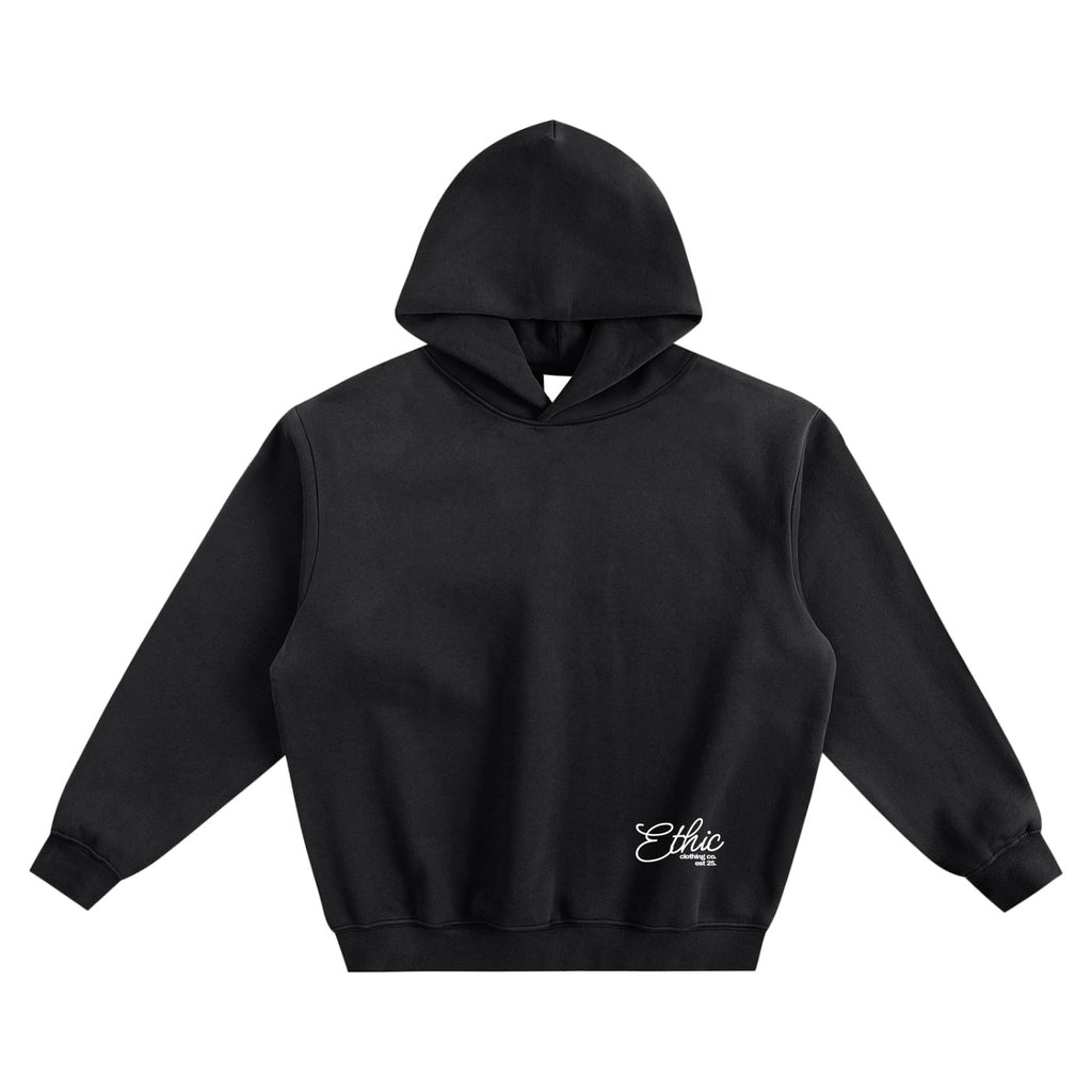 Linked E Hoodie - Black