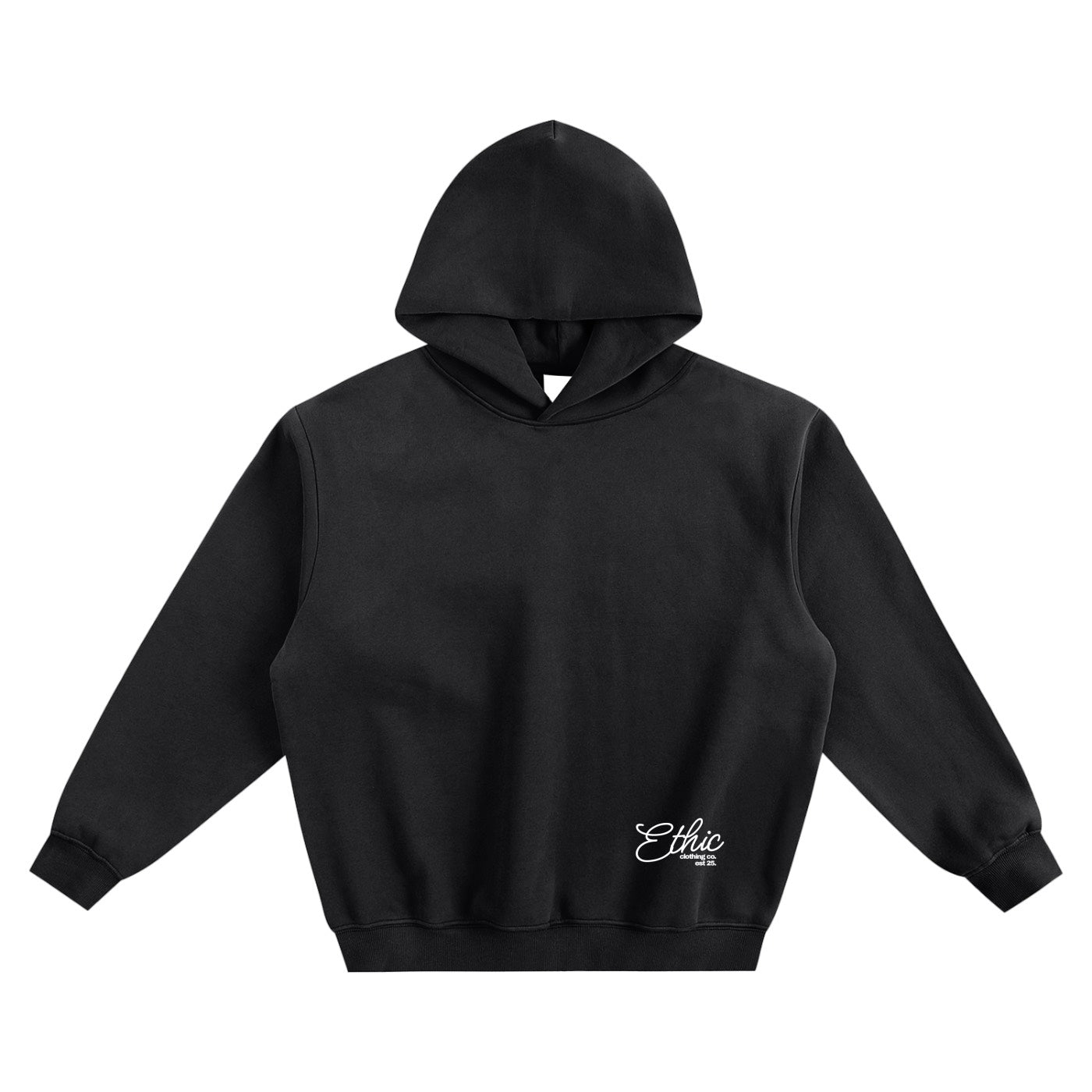 Linked E Hoodie - Black