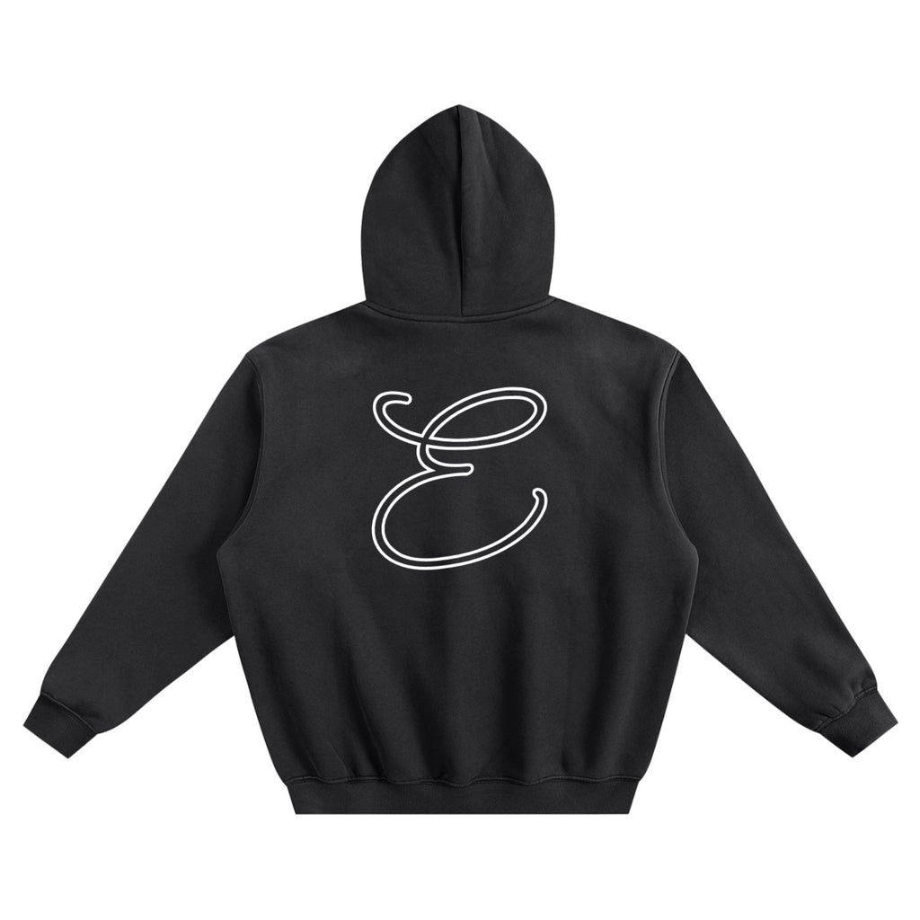 Linked E Hoodie - Black