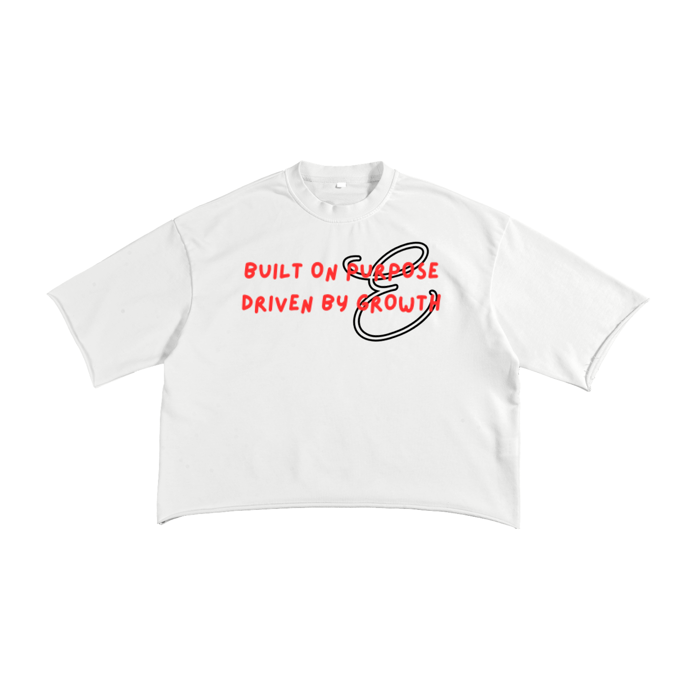 Growth Tee (White & Red)
